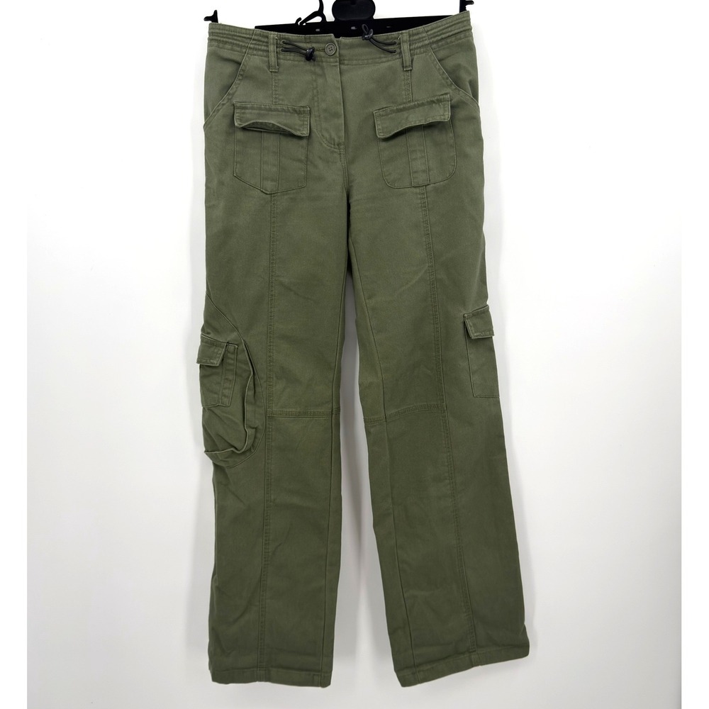 Brandy Melville Olive‎ Green Kim Cargo Pants Women's Size 28 Utility Style